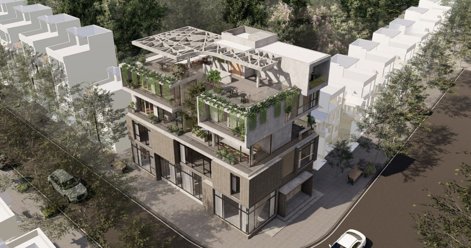 Dự án tòa nhà kết hợp kinh doanh do Studio 102 thiết kế
