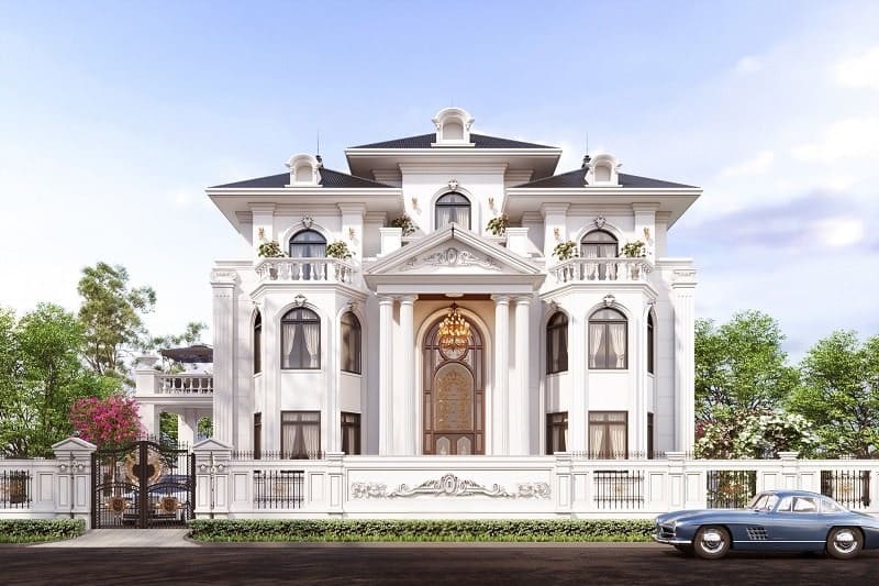 Đặc trưng nổi bật của biệt thự tân cổ điển