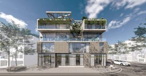 Tòa nhà kết hợp kinh doanh do Studio 102 thực hiện