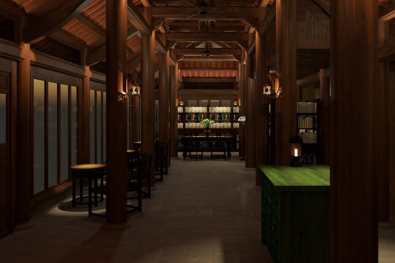 Dự án Nhà lễ tân khu resort Ninh Bình do Studio 102 thực hiện