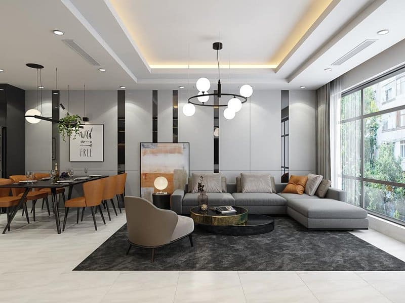 Chung cư phong cách hiện đại sang trọng