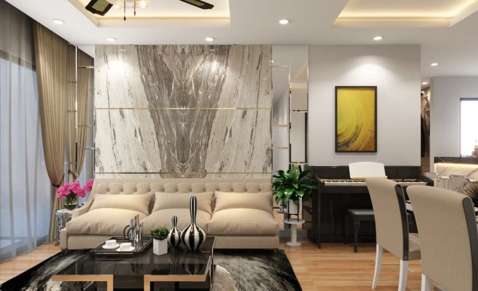 Phong cách hiện đại kết hợp điểm nhấn nghệ thuật