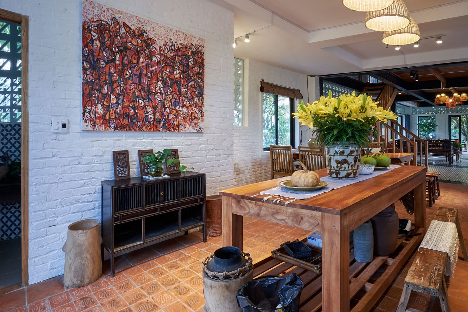 Nội thất biệt thự homestay Giang House