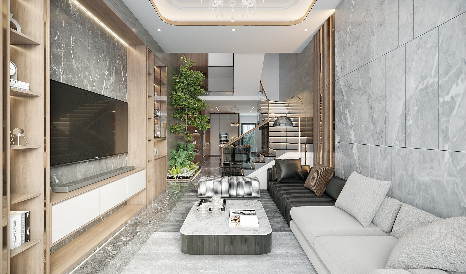 Thiết kế nội thất phong cách hiện đại