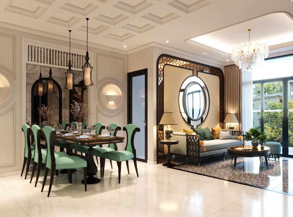 Thiết kế nội thất phong cách indochine