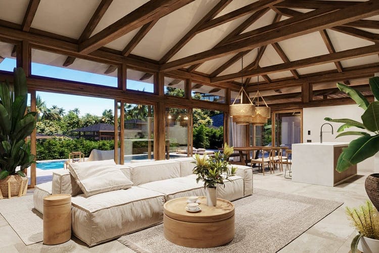 Villa nghỉ dưỡng phong cách Rustic hiện đại