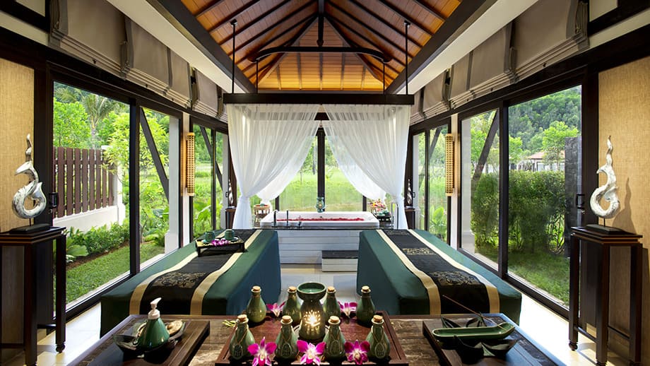 Không gian phòng spa hòa hợp với thiên nhiên