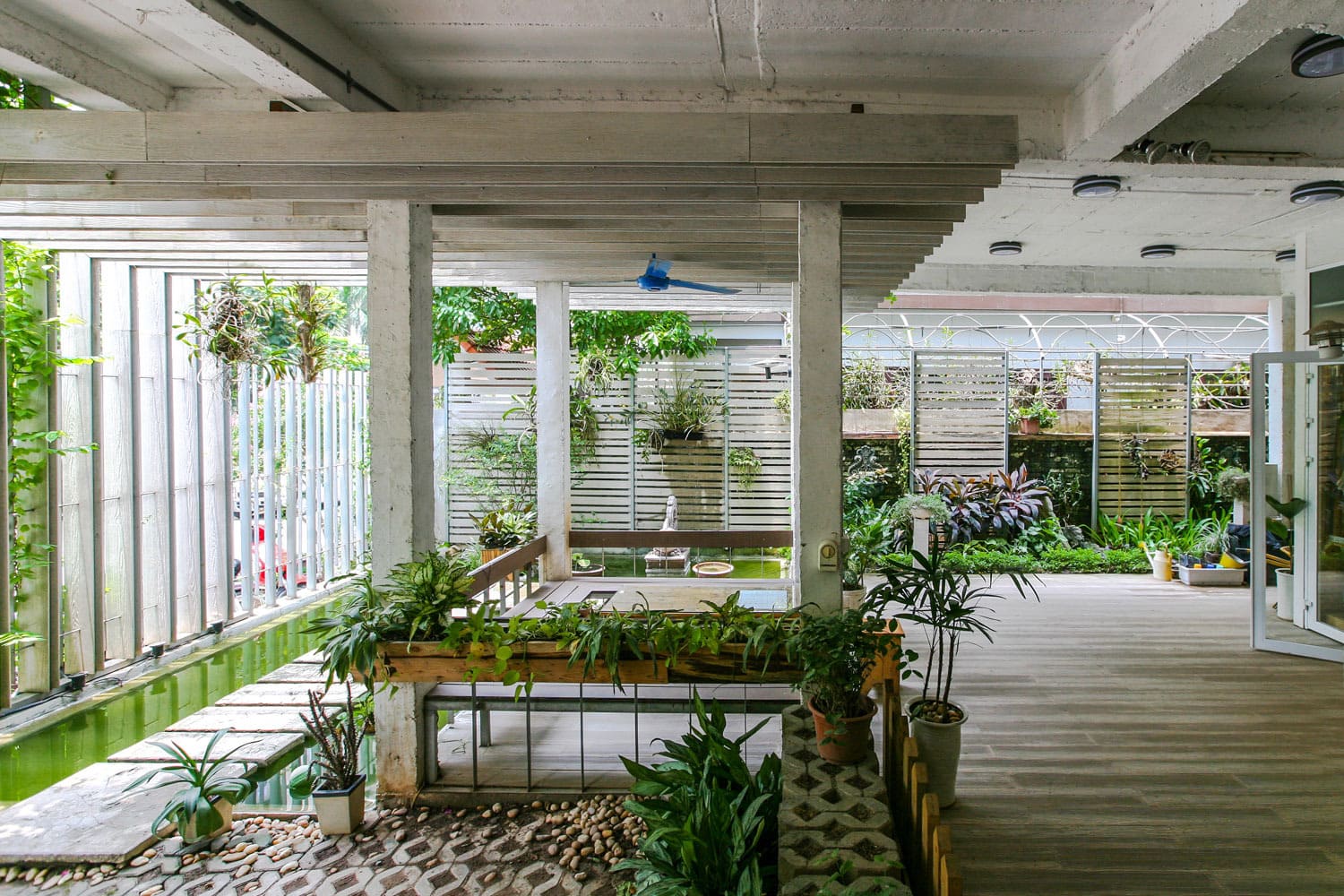 Thiết kế văn phòng công ty cảnh quan Mein Garten (Không gian nội thất tầng 1)