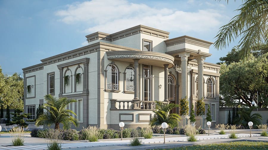Thiết kế kiến trúc biệt thự tân cổ điển