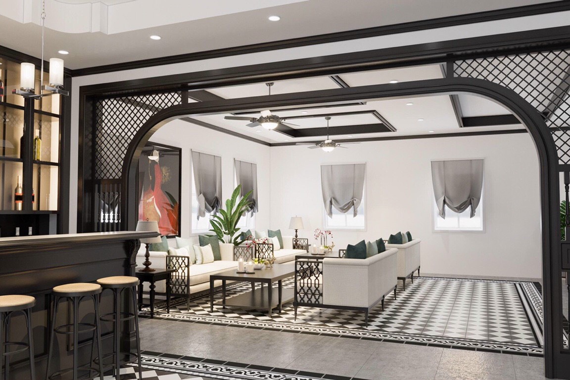 Biệt thự Indochine đậm chất Á Đông