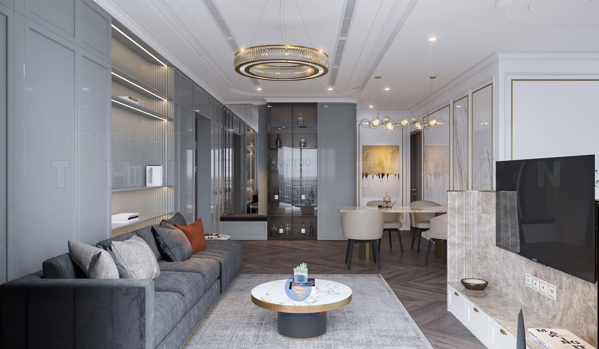 Thiết kế không gian sống đẹp, tiện nghi