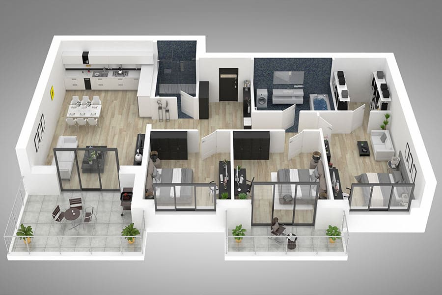 Phối cảnh 3D nội thất