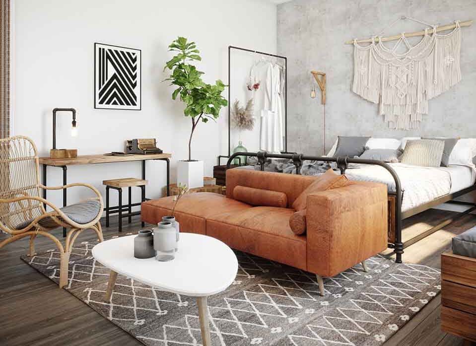 Mẫu thiết kế homestay phong cách Bohemian phóng khoáng