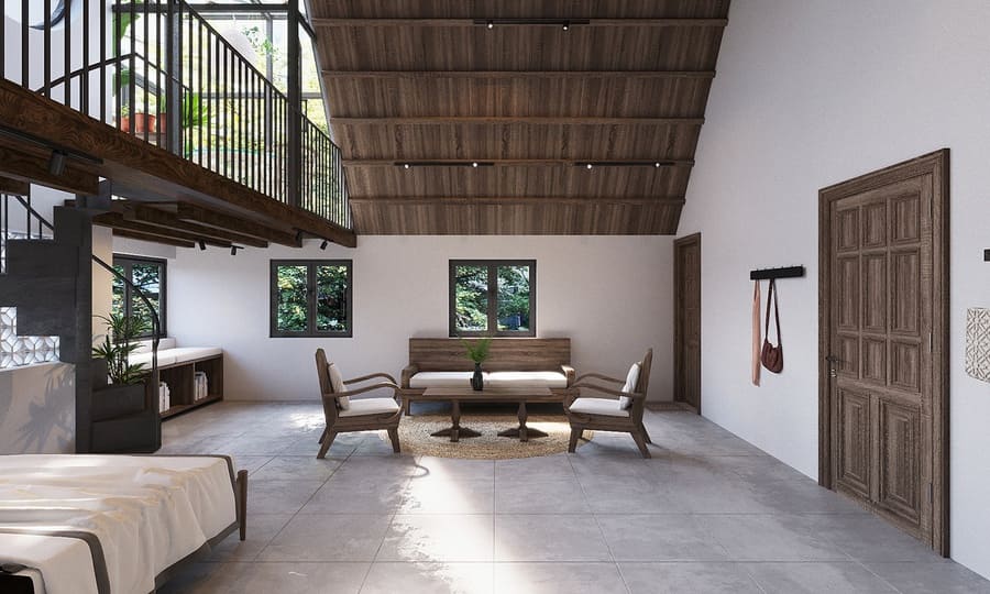 Mẫu thiết kế homestay phong cách Contemporary tinh tế