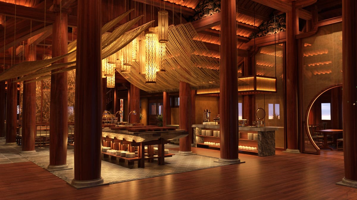 Không gian khu vực chính