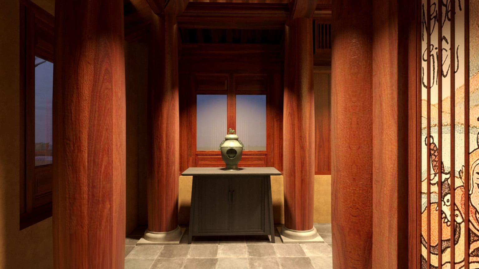 Hành lang và lối đi nghệ thuật