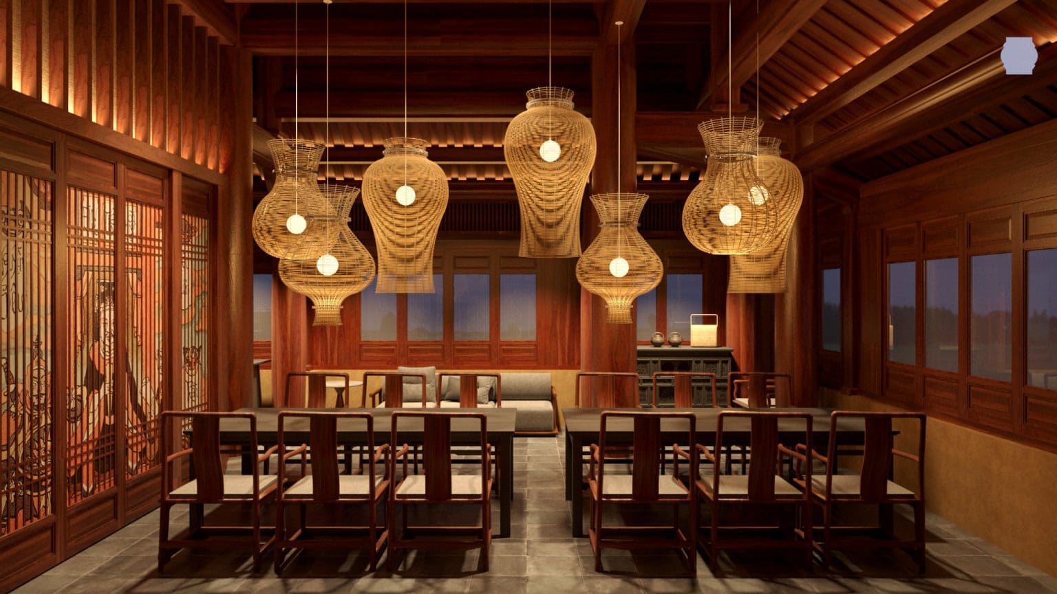 Bố trí vách ngăn riêng tư