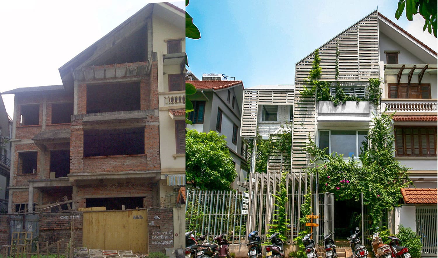 Văn phòng công ty cảnh quan Mein Garten - Trước và sau cải tạo