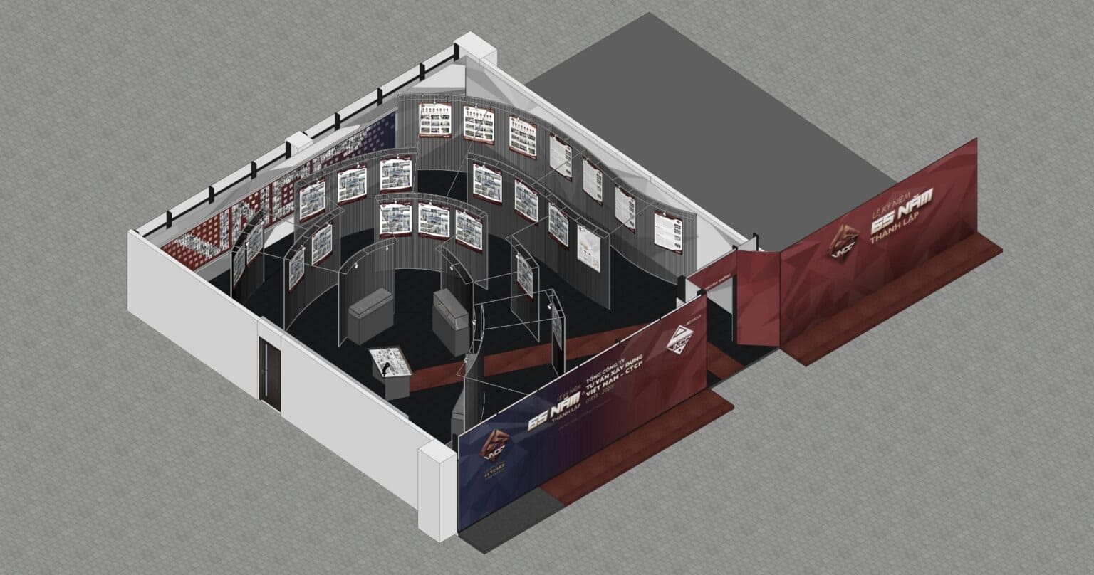 Bố cục không gian triển lãm