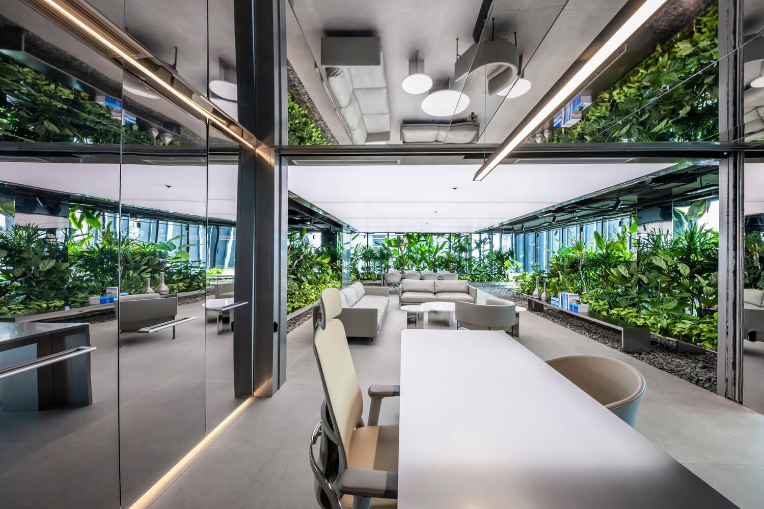 Thiết kế nội thất văn phòng xanh, hướng đến sự bền vững