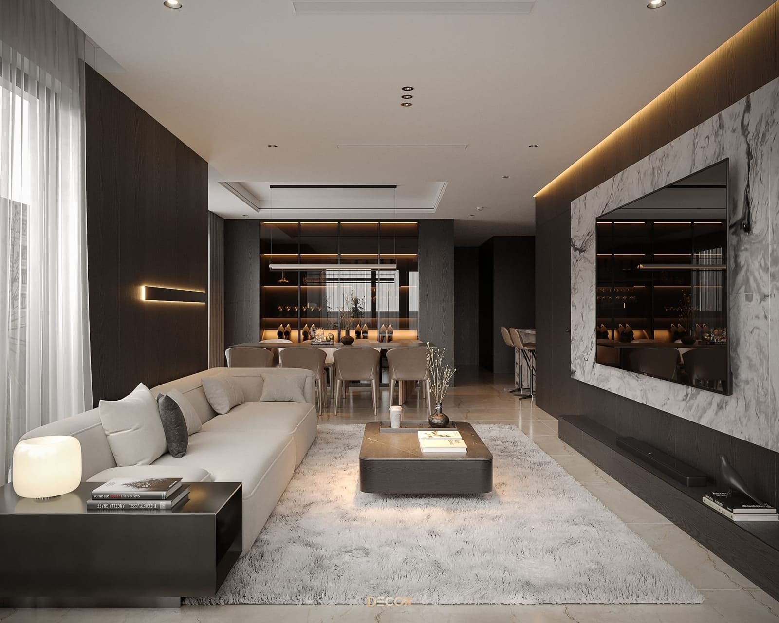 Thiết kế hiện đại mang lại cảm giác gọn gàng, sạch sẽ, khoa học