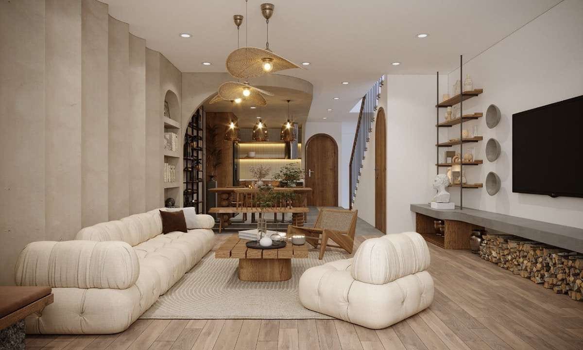 Bảng màu trung tính, nhẹ nhàng