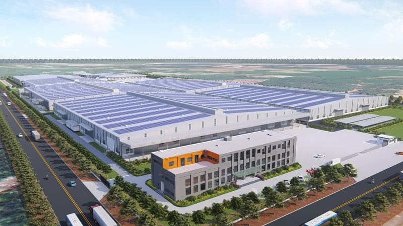 Nhà máy lớn tích hợp năng lượng tái tạo