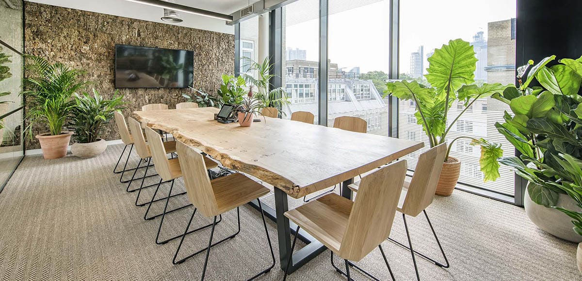 Văn phòng phong cách xanh bền vững